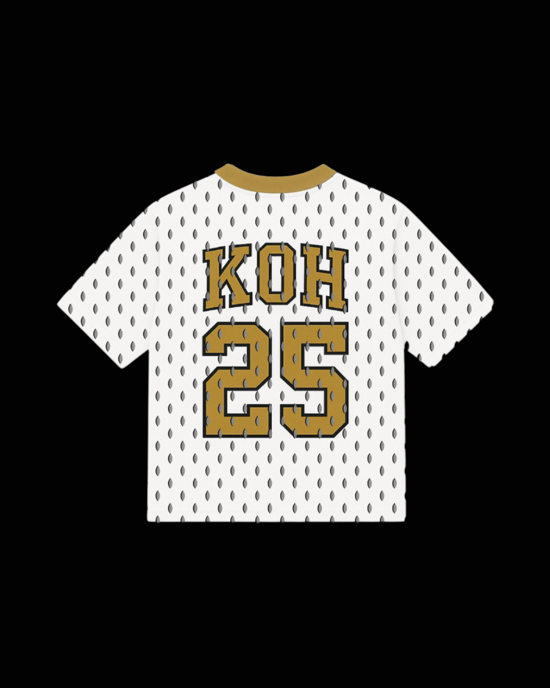 Big Easy Saints Boxy Crop Jersey – White (Preorder)