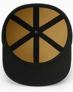 Krewe of Hustlers Custom Trucker Hat – Black/Gold (Preorder)