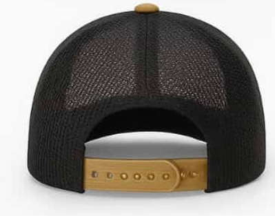 Krewe of Hustlers Custom Trucker Hat – Black/Gold (Preorder)